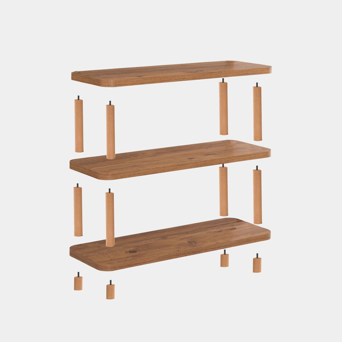 Hanah Home Step Estantería en Pino Atlántico Hanah Home Step Estantería en Pino Atlántico
